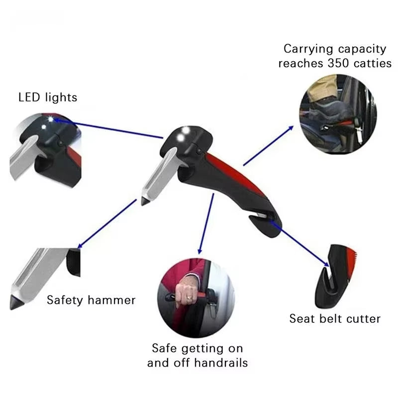4-in-1 Car Assist Safety Handle