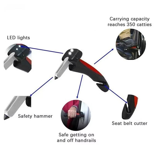 4-in-1 Car Assist Safety Handle