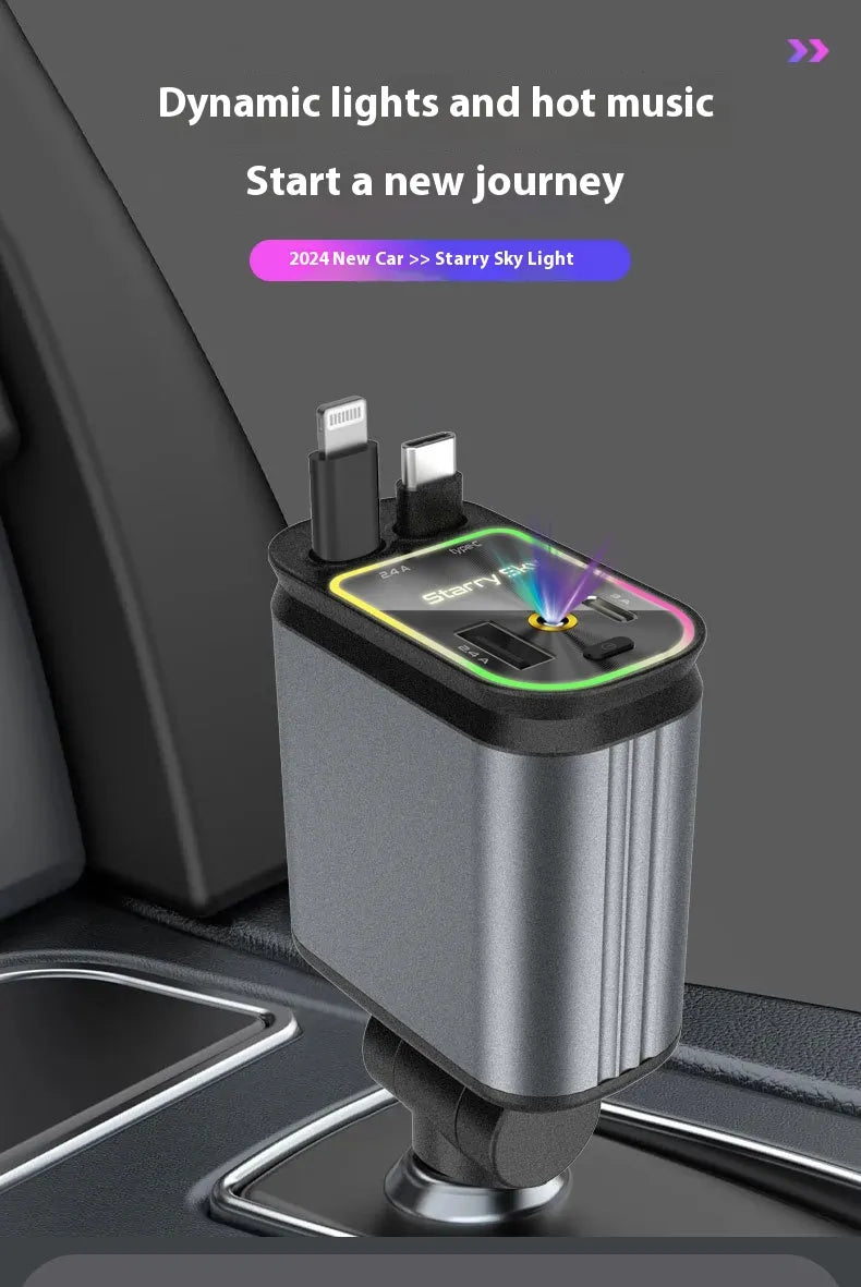 Car Mobile Phone Charger Four-in-one