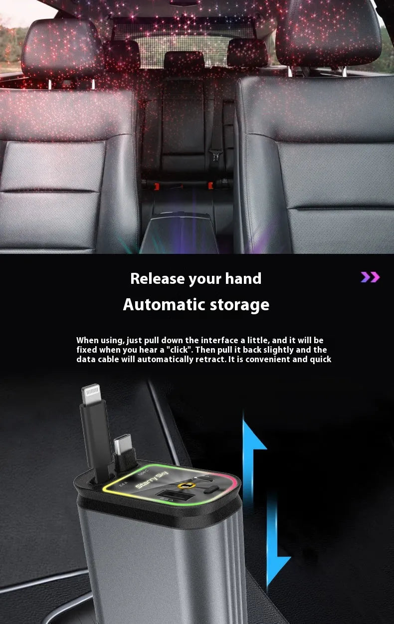 Car Mobile Phone Charger Four-in-one